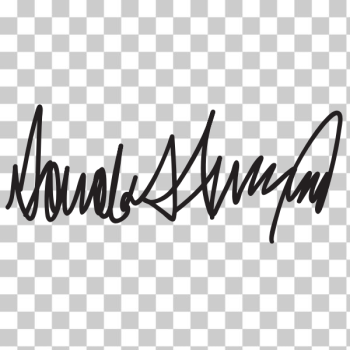 SVG Donald Trump Signature 2015072935