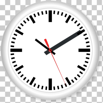 SVG Modern wall clock vector image