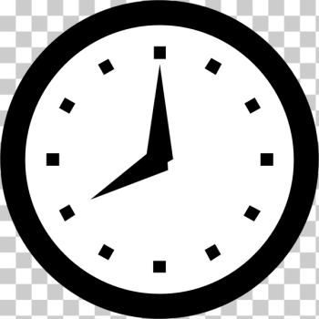 SVG Clock face vector illustration