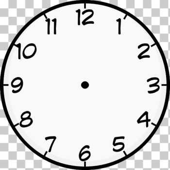 SVG Clock face vector image