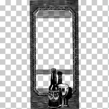 SVG Wine by mirror vector image
