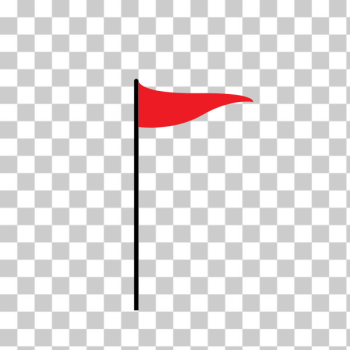 SVG Red Flag Vector Graphics