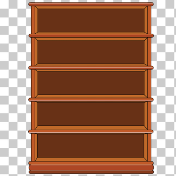 SVG Empty bookshelves