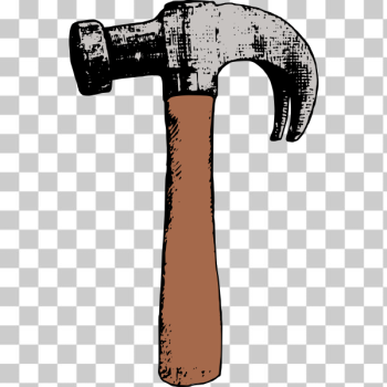 SVG Vector illustration of nail puller hammer