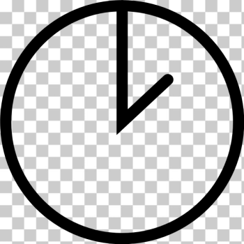 SVG 2 o-clock watch face vector drawing