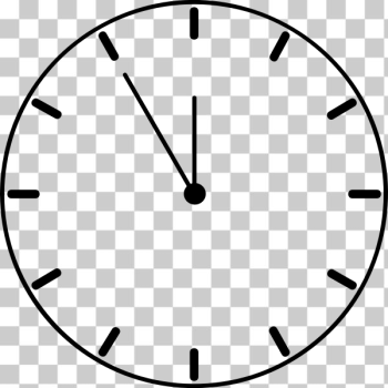 SVG Vector image of clock face