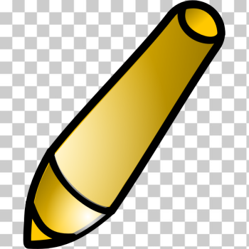 SVG Vector clip art of brown tilted pen