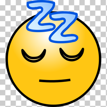 SVG Sleeping face emoticon