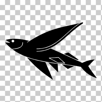 SVG Silhouette of a fish