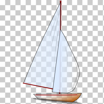 SVG Comic sailboat