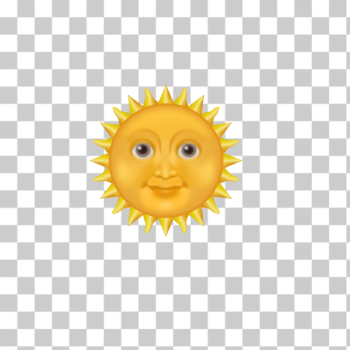 SVG Sun emoji