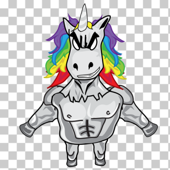 SVG Unicorn dude