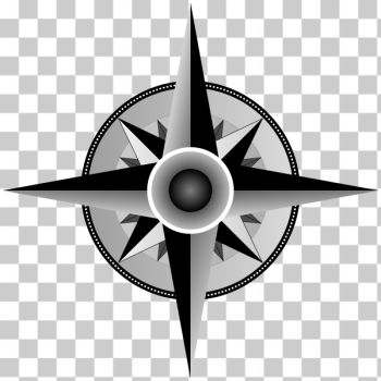 SVG Compass rose vector drawing