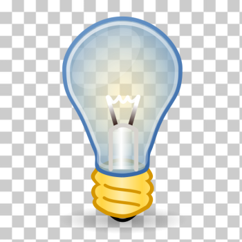 SVG Light bulb vector icon