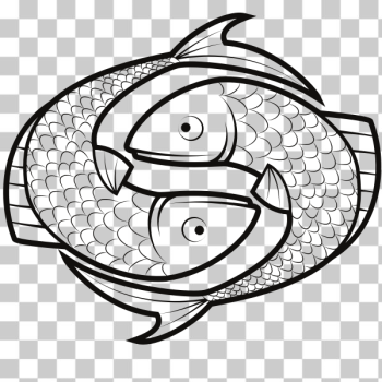 SVG Pisces horoscope symbol