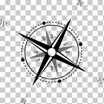 SVG Compass vector icon