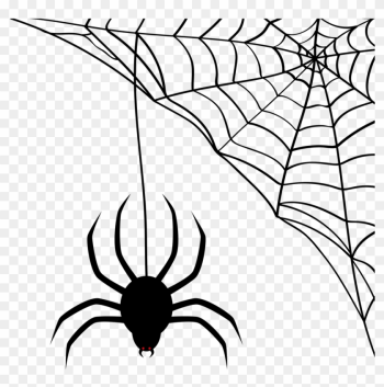 Vector - Halloween Spider Web Svg