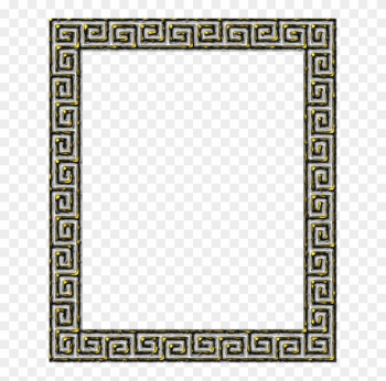 Borders And Frames Meander Picture Frames Computer - Ancient Greek Frame Png