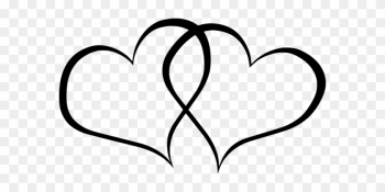 Heart Coloring Book Doodle Computer Icons Drawing - Wedding Two Hearts Clipart