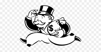 Vector Transparent Stock Reform Archives - Monopoly Man Running With Money