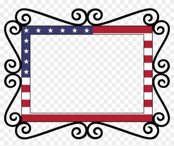 All Photo Png Clipart - Usa Flag Frame Png
