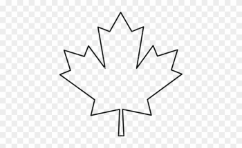 Canadian, Food, Maple, Syrup Icon - Maple Leaf Vector Outline