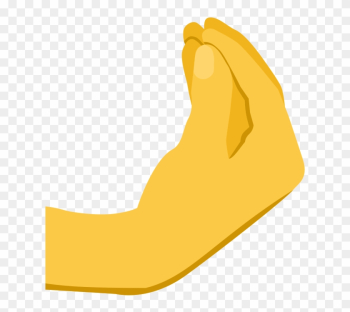 Hand Emoji Clipart Fire Emoji - Italian Hand Emoji Png