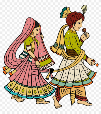 Indian Clipart Sangeet 3100014 Free Indian Clipart - Indian Marriage