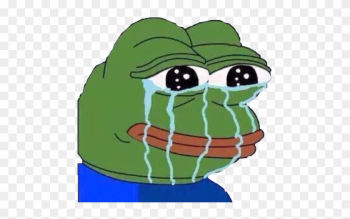 Feelings Reaction Frog Meme Cry Tears Freetoedit - Smiling Crying Pepe