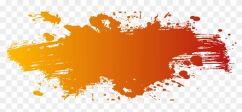 Orange Color Splash Png