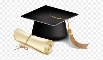 Student Graduation Ceremony Square Academic Cap Diploma - Birrete Png