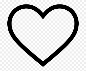 File - Ei-heart - Svg - Love Heart Outline Tattoo