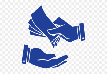 Transparent Stock Handshake Clipart Micro Finance - Hands Money Icon