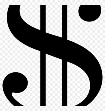 Money Sign Clip Art Black Dollar Sign Clip Art At Clker - Transparent Dollar Bill Signs