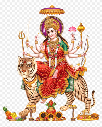Png Images Of Indian Gods Telugu Vijayadashami Wishes - Maa Durga Images Png