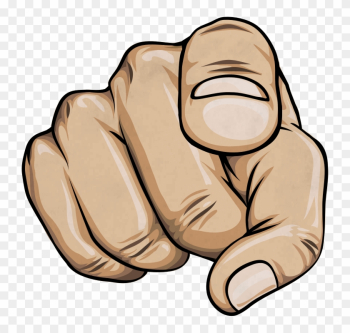 Pointing At You Clipart - Pointing Finger