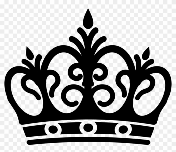 Crown Vector Png - Queen Crown Black And White
