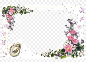 Free Flower Page Borders And Frames - Wedding Flower Page Border
