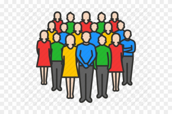 Crowd Clipart Person Icon - Crowd People Icon Png