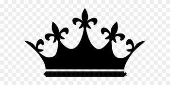 Queen Crown Clipart Black And White - Crown Black And White