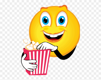 I Love Popcorn - Eating Popcorn Animated Emoticon