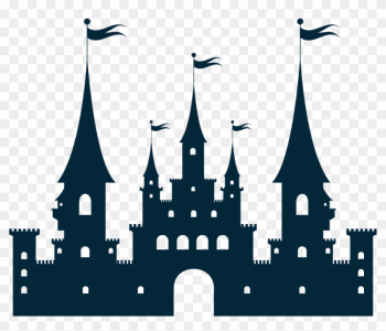 Castle Silhouette Clip Art - Princess Castle Vector Free Download