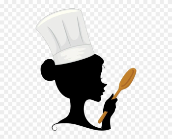 Chef Cooking Clip Art - Woman Chef Silhouette