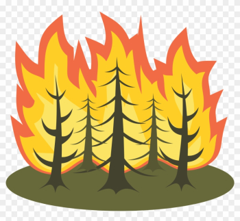 Clipart - Forest Fire Clipart