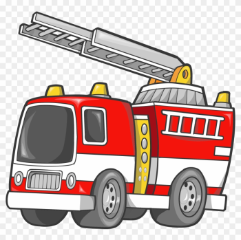 Car Fire Engine Firefighter Truck Clip Art - Fire Truck Clip Art