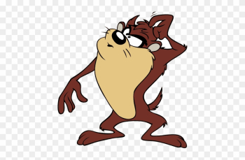 Cartoon Character Taz Mania Vector - Tasmanian Devil Looney Tunes