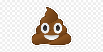 Pile Of Poo Emoji Transparent Image - Poop Emoji Transparent Background