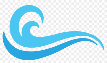 Logo Blue Wind Wave Sea Level - Wave Symbol Png