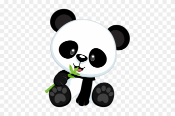 Luxury Panda Bear Clipart Ckren Uploaded This Image - Topo De Bolo Panda