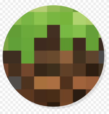 Minecraft Logo Icon Download - Minecraft Logo Round Png